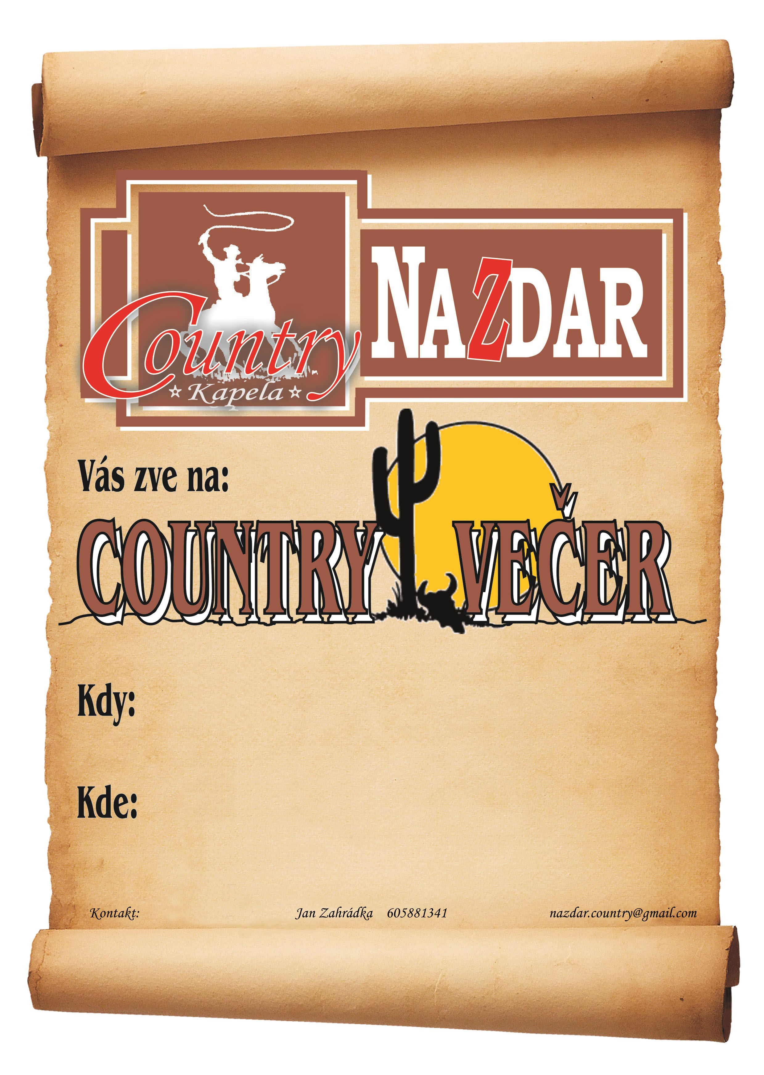 NAZDAR country vecer